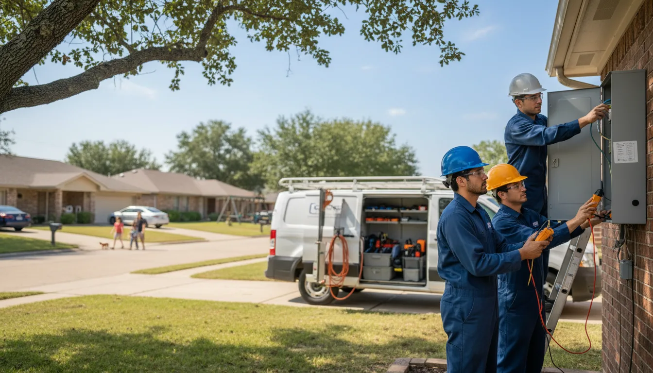 Certified electrician providing emergency electrical services in Harris, NC